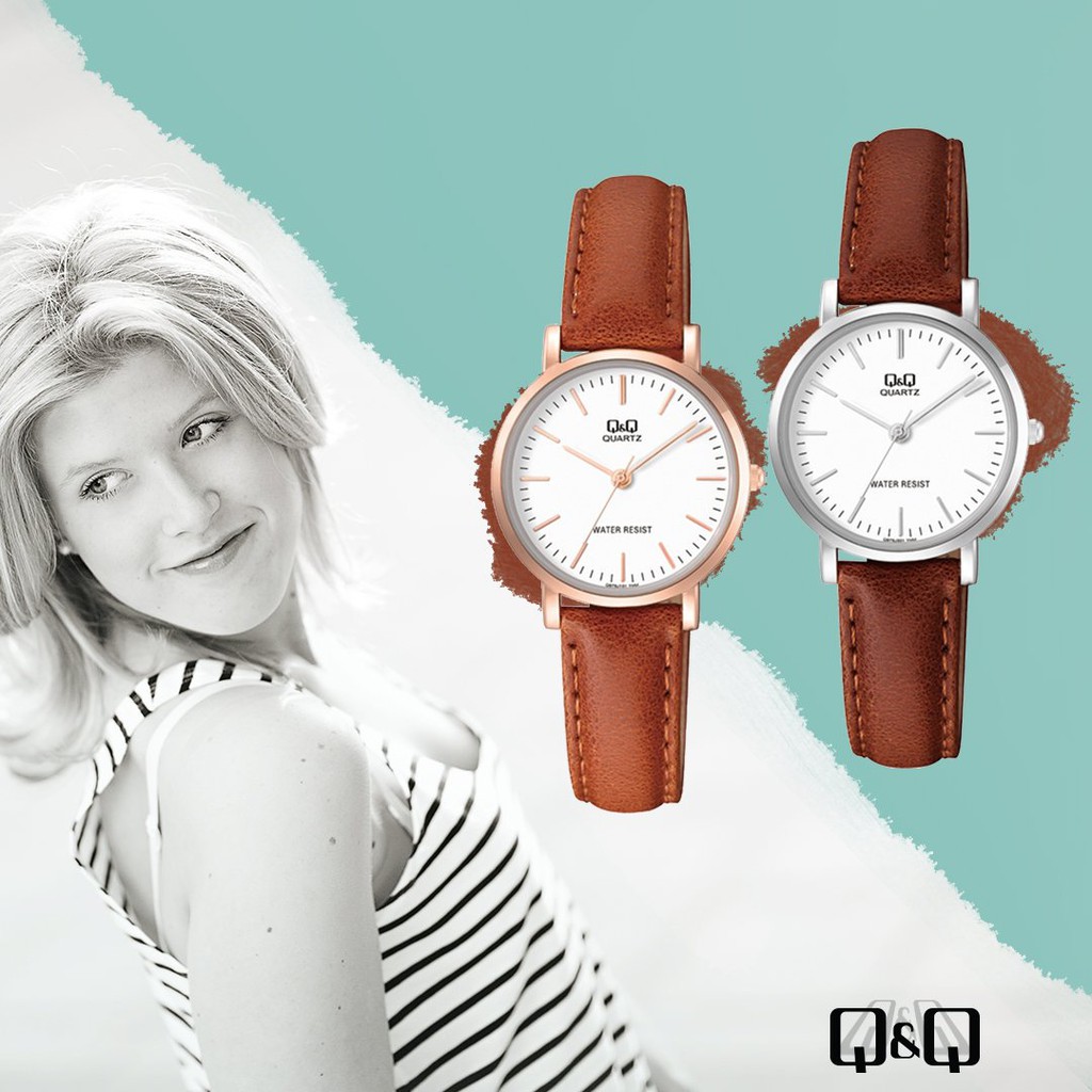 QQ Original Q979J Series Jam Tangan Wanita - Kulit