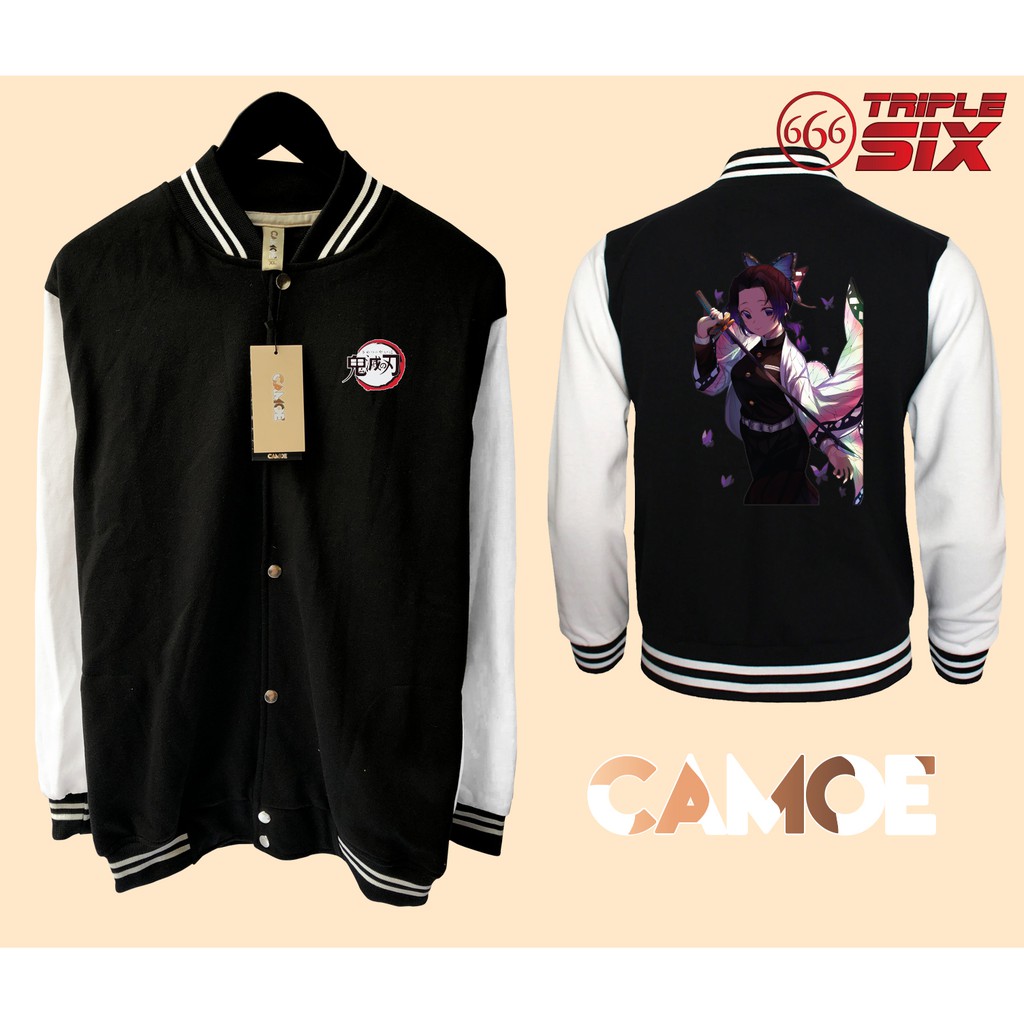 Jaket Varsity Baseball Anime Shinobu kocho kimetsu no yaiba