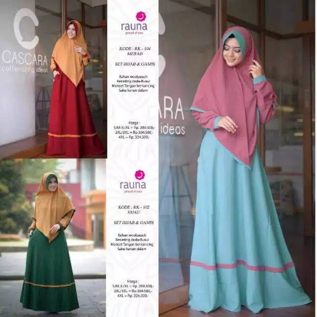 Gamis syari rauna rk 102 rk 103 rk 104