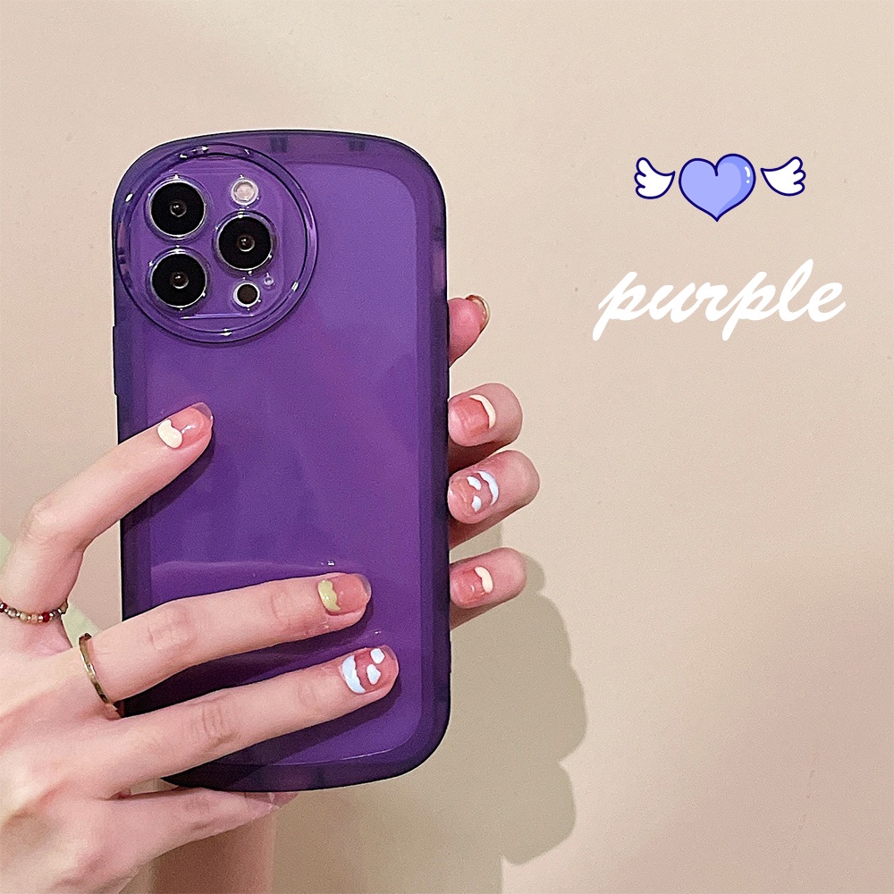 Soft Case TPU Shockproof Warna Permen Macaron Cover iPhone 14 13 12 11 Pro Max X XR Xs Max 7 8 Plus SE