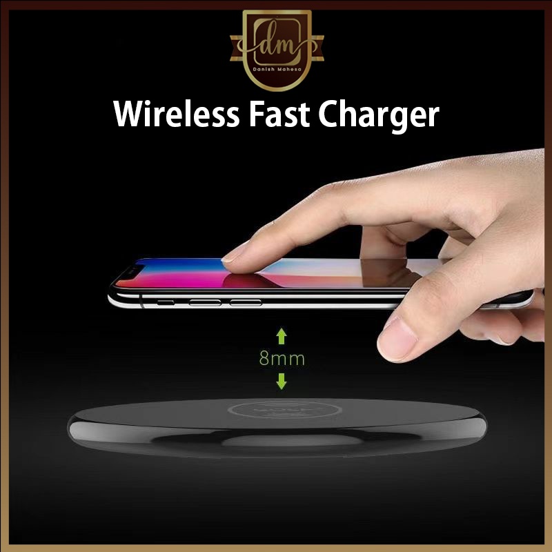 Charger HP Dengan Pengisian Cepat Tanpa Kabel / Wireless Fast Charger  (Tanpa Kotak) / Charger Ponse