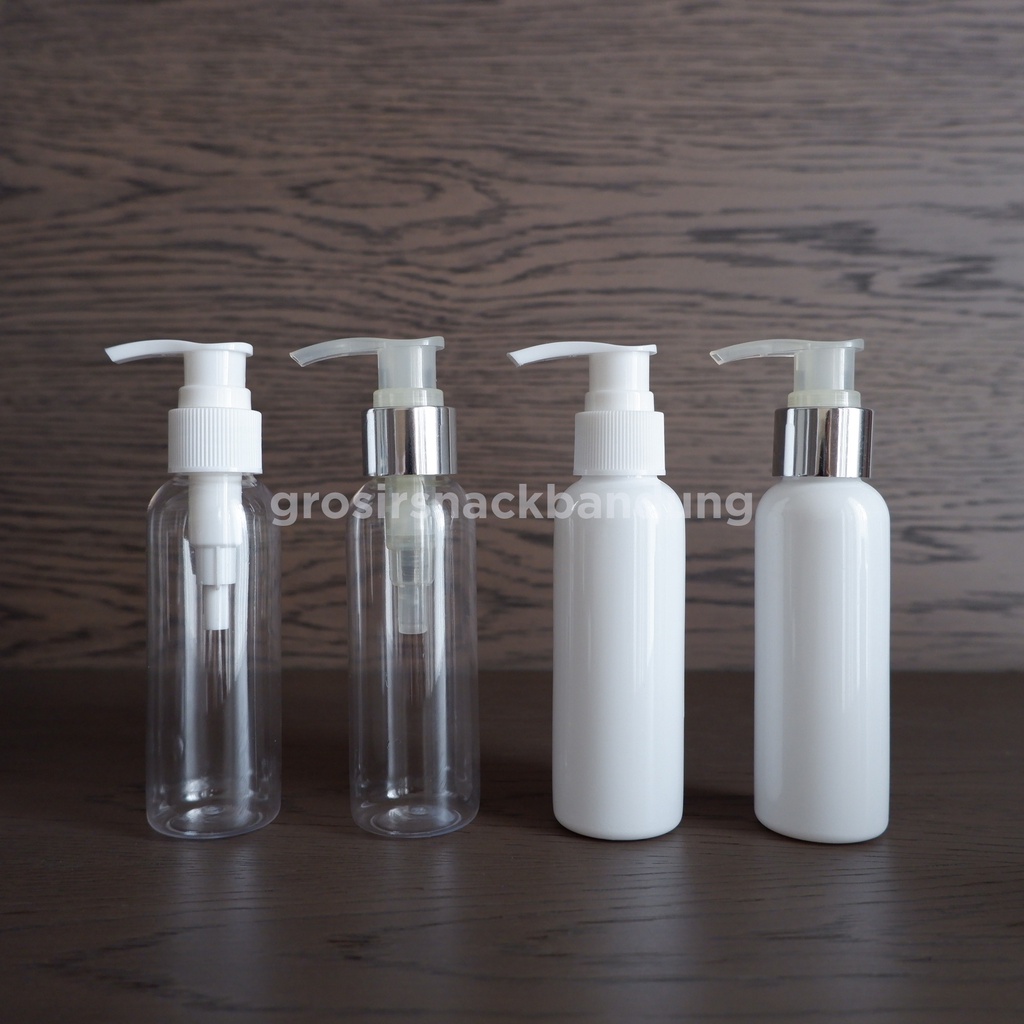 Botol PET 100ml Pump | Botol 100ml BR PET untuk Lotion Sabun Shampoo