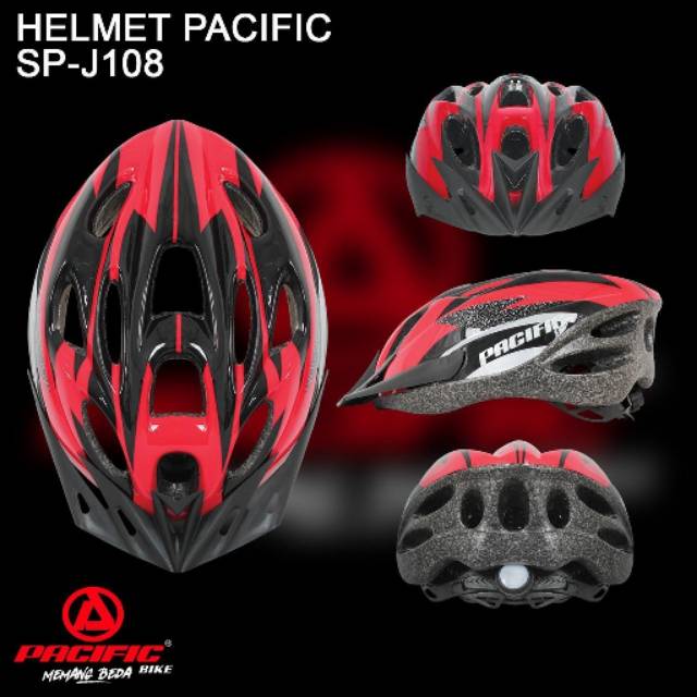OBRALLL  HELM PACIFIC SP- J108 (( LAMPU LED MATI/RUSAK ))