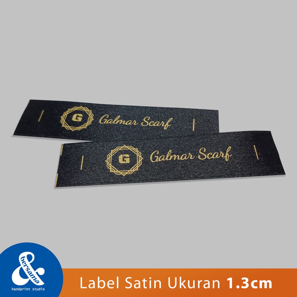

Label Baju / Label Hijab / Label Satin Ukuran 1cm Sablon