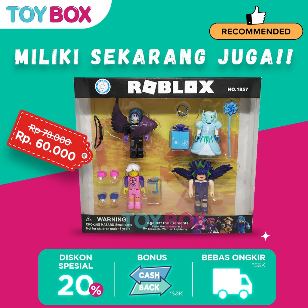 FIGURE ROBLOX ISI 4 PCS / AGAINTS THE ELEMENT / MAINAN EDUKASI ANAK LAKI LAKI PEREMPUAN