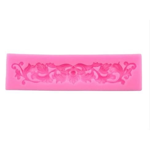 3D Silicon Mold Fondant Cake Decoration - Lace 135X37mm