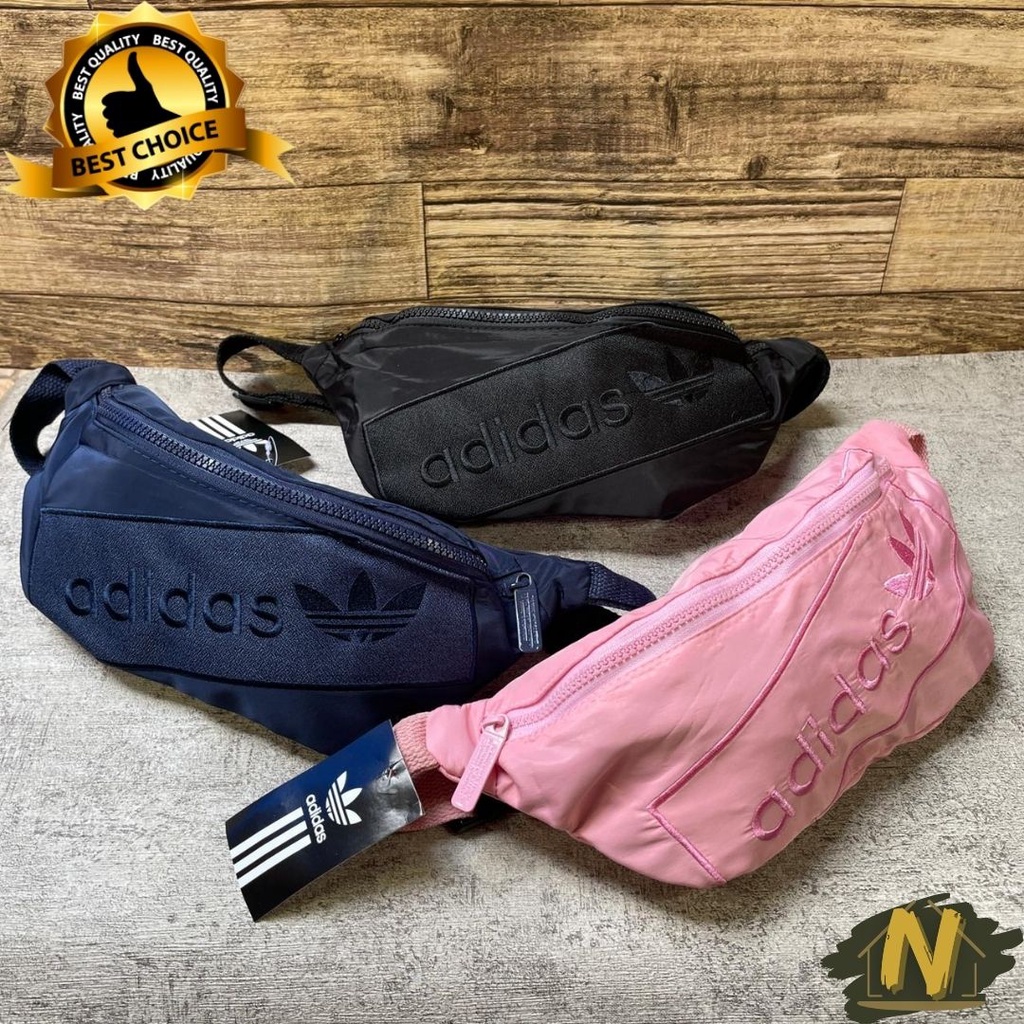 Waistbag Adidas Mini Logo Bordir / Tas Adidas Tas Selempang Tas Pinggang