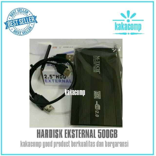 HARDISK EKSTERNAL 500GB BARU