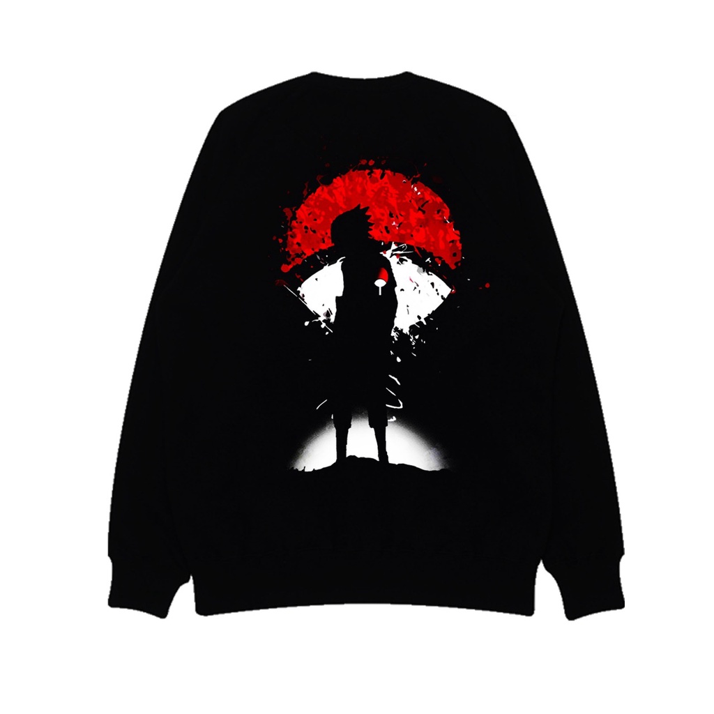 Sweater anime naruto edisi sasuke Uchiha