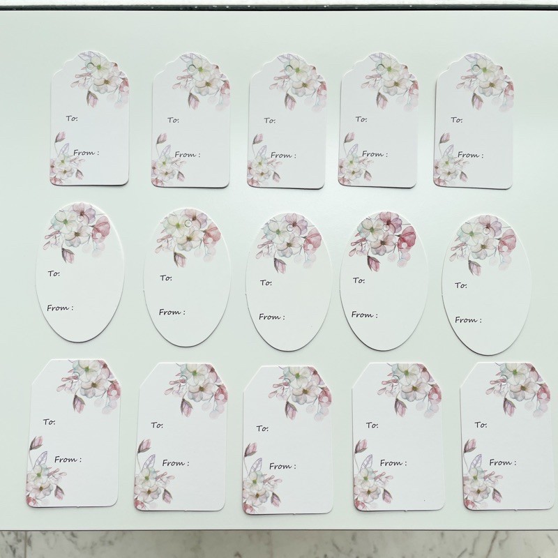 

Hang Tag untuk segala acara / All Occasion / Hang Tag Floral MultiFunction