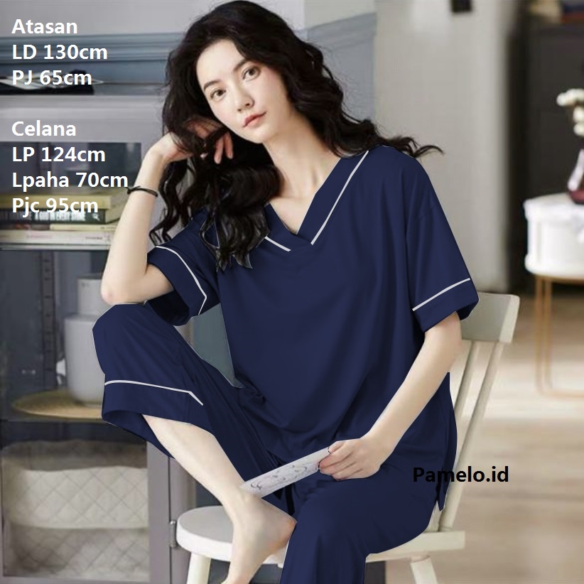 Pamelo id CP Jumbo Setelan Katun Rayon Jumbo/Pajamas Katun Rayon/Piyama Katun Rayon Jumbo/CPVJ Setelan Jumbo Baby doll Jumbo PVL Jumbo