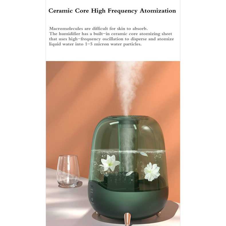 (BISA COD) RVOSTR  Deerma Air Humidifier Ultrasonic Aromatherapy 5L - DEM-F329