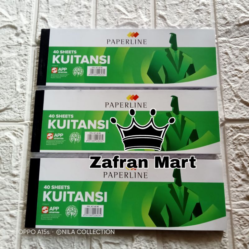 

Kuitansi 40 Sheets 7,5x22cm | Kwitansi Pembayaran