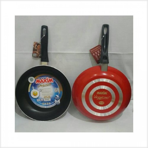 Telfon Maxim Frypan [24 Cm] / Teplon Gagang Wajan Penggorengan Anti Lengket
