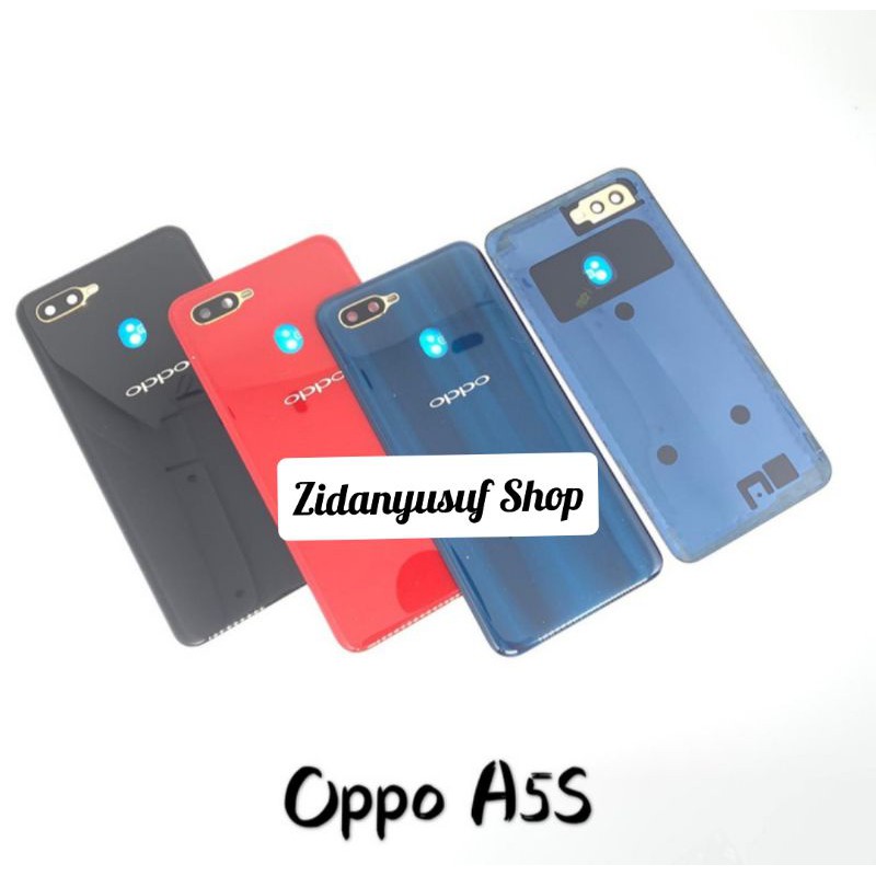 BACKDOOR BACK COVER KESING CASING HOUSING OPPO A5S TUTUP BELAKANG ORIGINAL