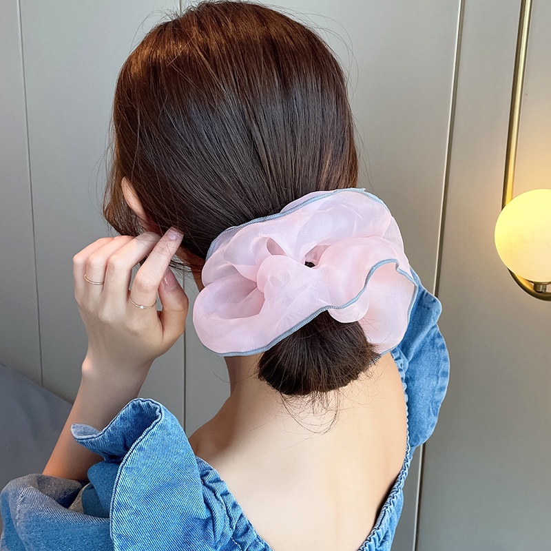 KOREAN SCRUNCHIE PITA KARET RAMBUT AKSESORIS KOREA IMPORT PERNAK PERNIK FASHION