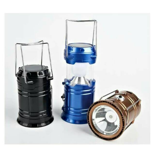 Lampu Tenda Camping Shuang Xiong model Lentera plus Senter