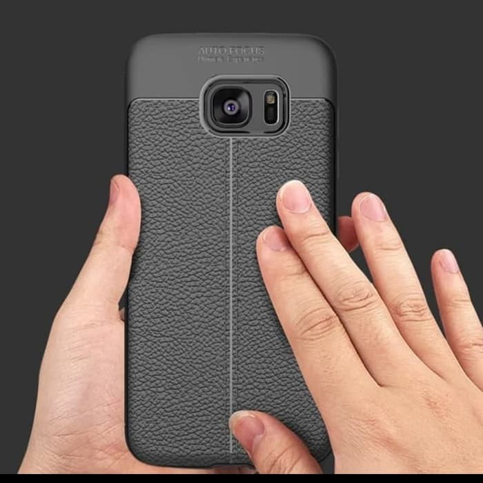 SAMSUNG S4/S5/S6/S6 EDGE/S6 EDGE PLUS/S7/S7 EDGE CASE SOFTCASE AUTO FOKUS LEATHER KULIT JERUK