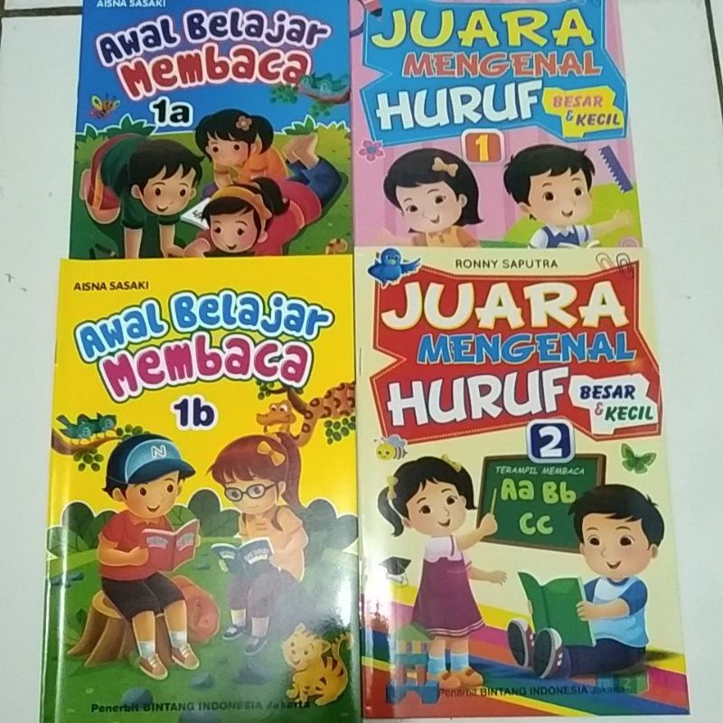 Paket buku murah belajar baca. belajar baca.belajar menulis/