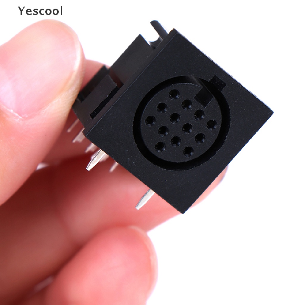 Yes Adapter Konektor Mount Panel PCB 13 Pin Sirkular Jack Female