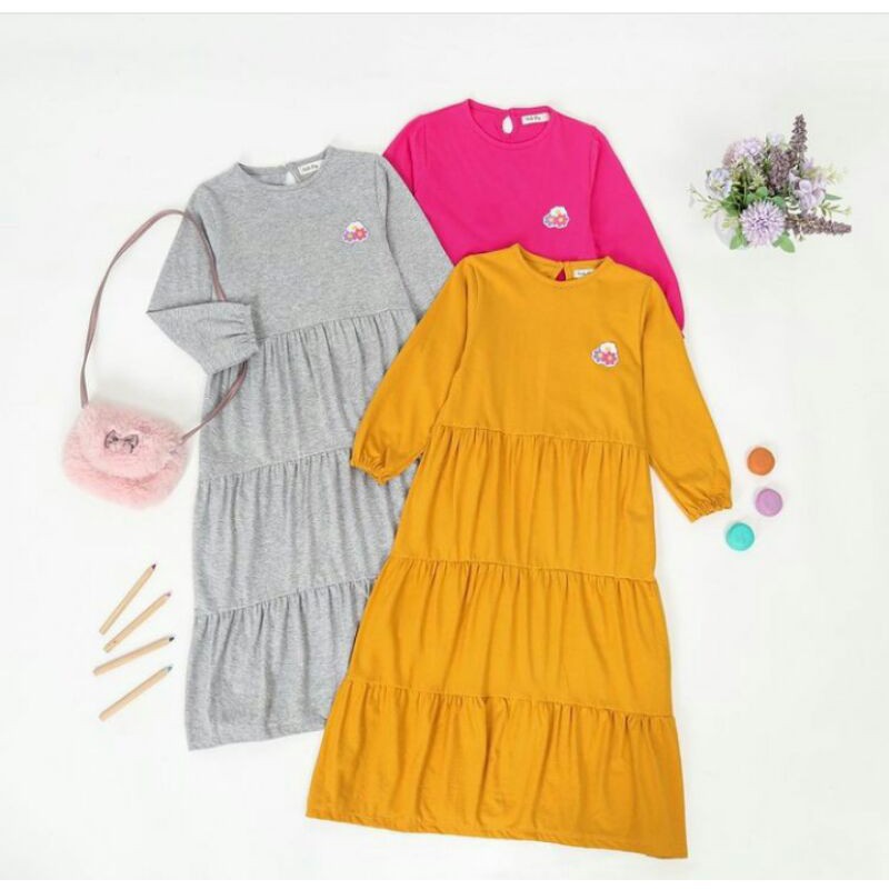 Gamis Anak Hulapop Smilee Gamis Kaos Anak Murah Super Premium Pakaian Anak Perempuan Terlaris Termurah