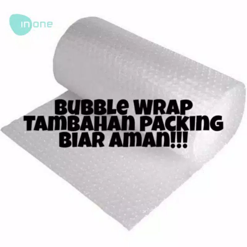 

TAMBAHAN PACKINGAN BUBBLE WRAP MENGHINDARI BARANG RUSAK / PECAH