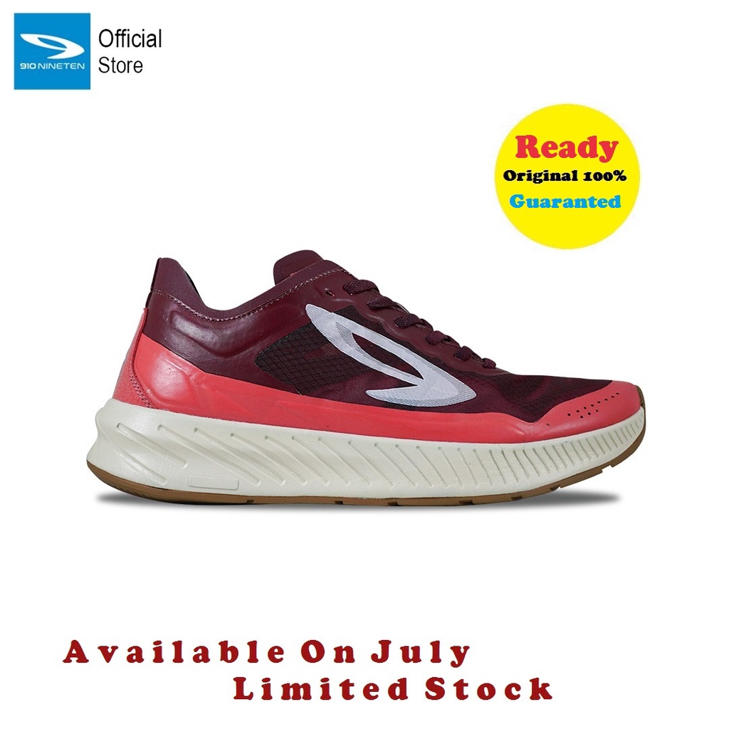 910 Nineten GEIST EKIDEN ELITE MERAH PUTIH GADING - Sepatu Running