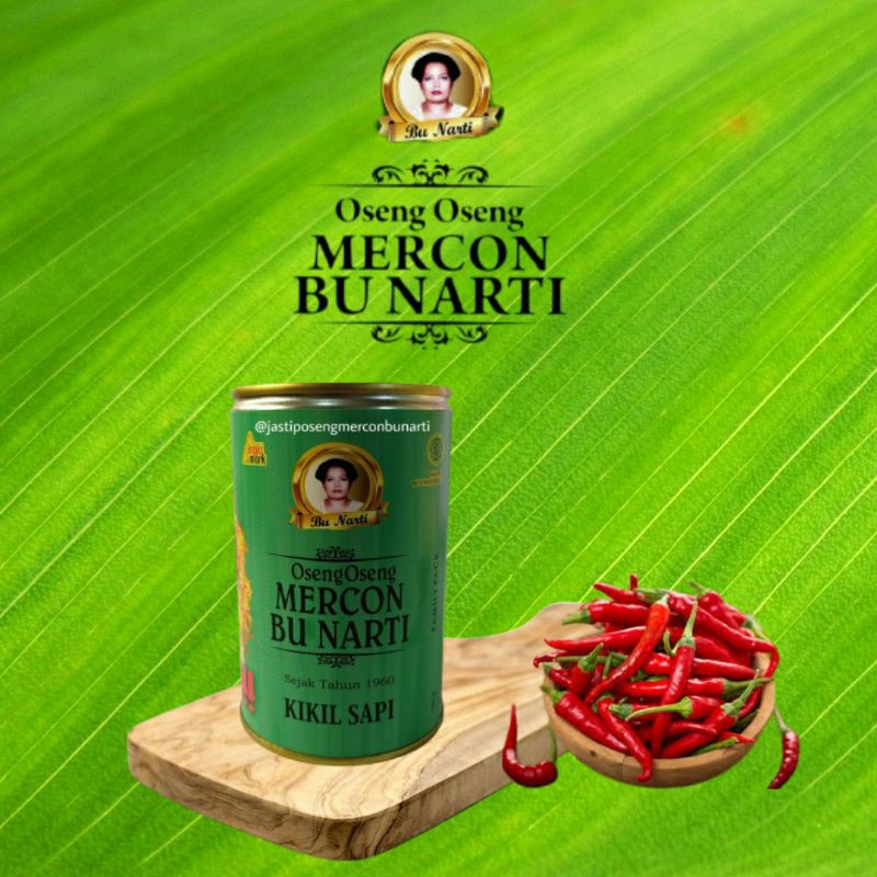 

OSENG MERCON BU NARTI KIKIL SAPI (Free Bubblewrap+Kardus)