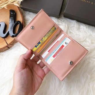 DOMPET CARD HOLDER DOMPET KARTU DOMPET MINI CH4RL3S&amp;K3ITHH CROCO PRINTED SHORT WALLET MINI FREE BOX #3091