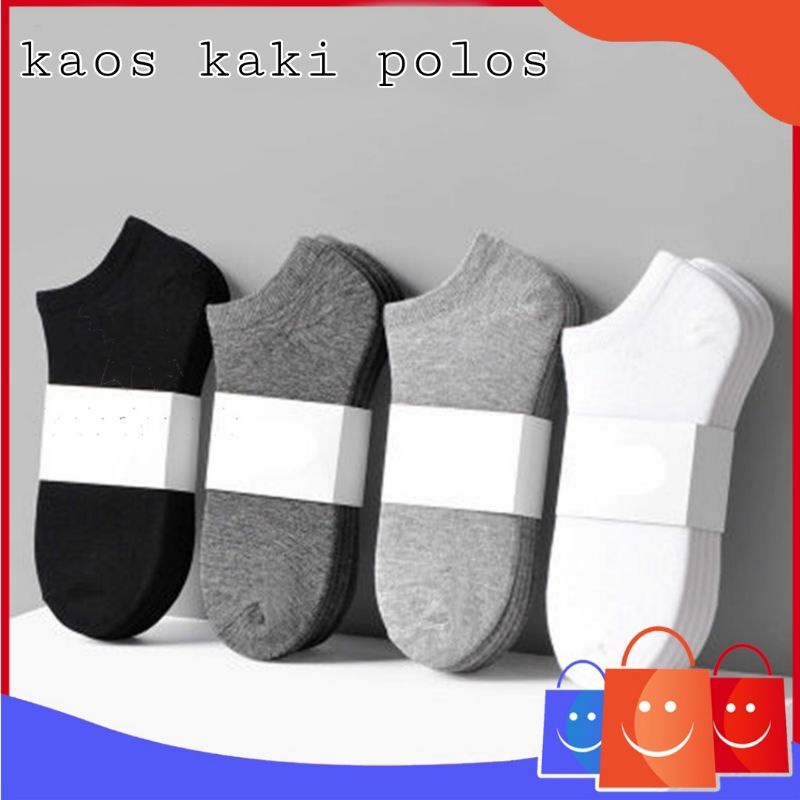 Kaos kaki polos motif pendek di bawah mata kaki kaos kaki olahraga pria wanit aKaos Kaki Wanita Pria PolosKaos Kaki Fashion Kaos Kaki Pendek Ankle