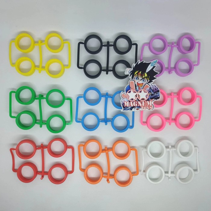 rep tamiya ban medium warna ( tebal standar ):