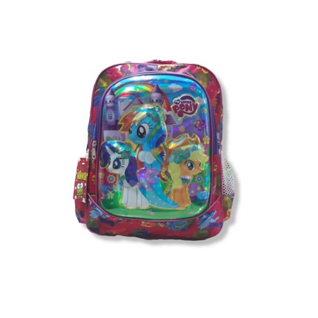 Tas Ransel Sekolah Anak SD Little Pony Timbul