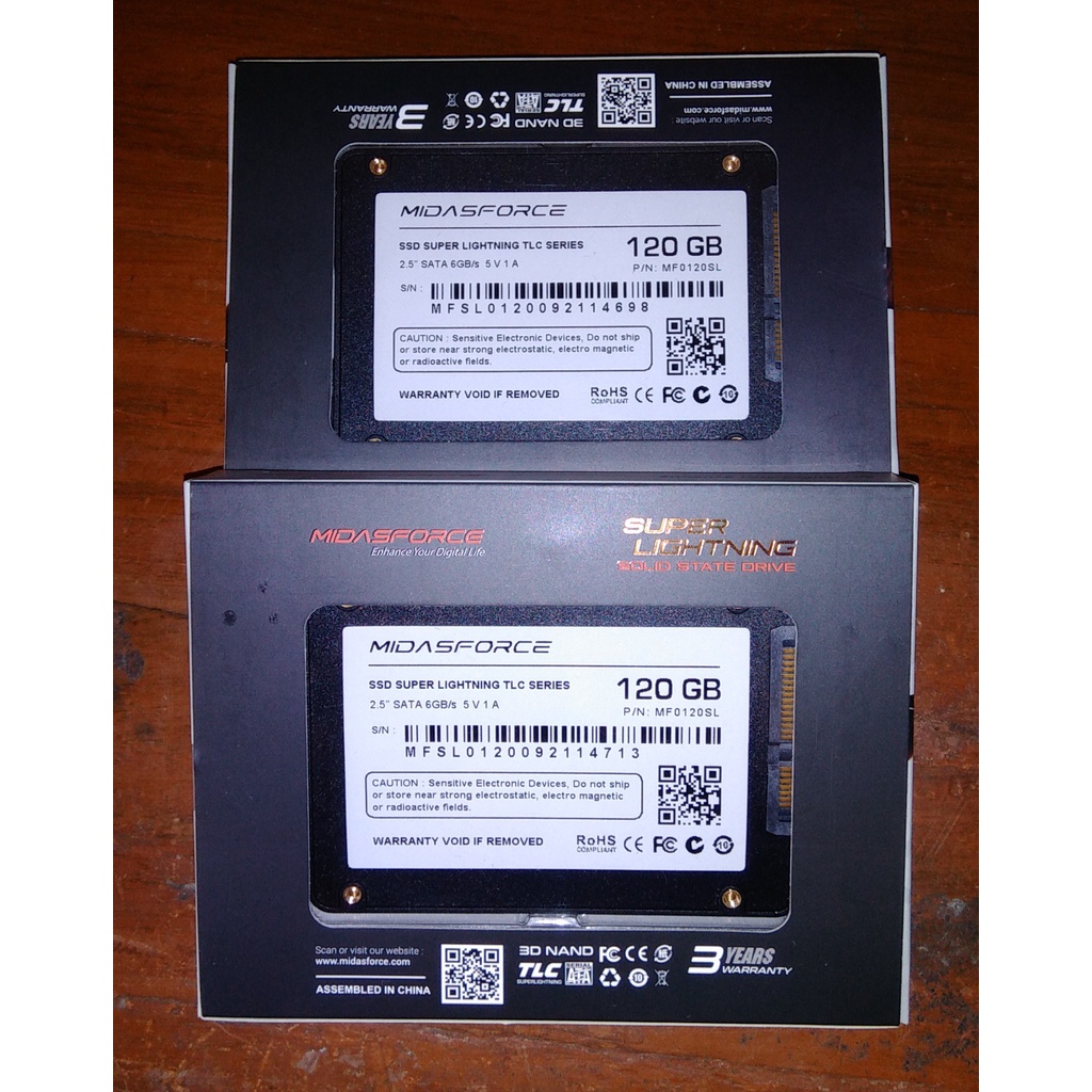SSD 120GB Sata Original Terjangkau Bergaransi Solusi Laptop Komputer Ngebut