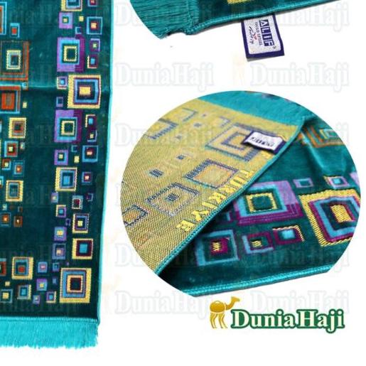 SAJADAH TURKY MERK ALIF GOLD SPIGEL MURAH