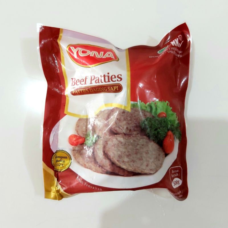 Yona Beef Patties 500g