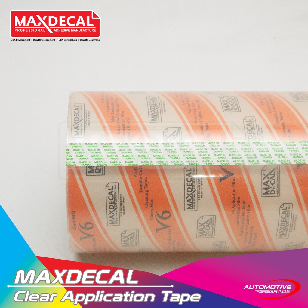 [60 CM] MAXDECAL Masking Transfer / Clear Application Tape [ROLL]