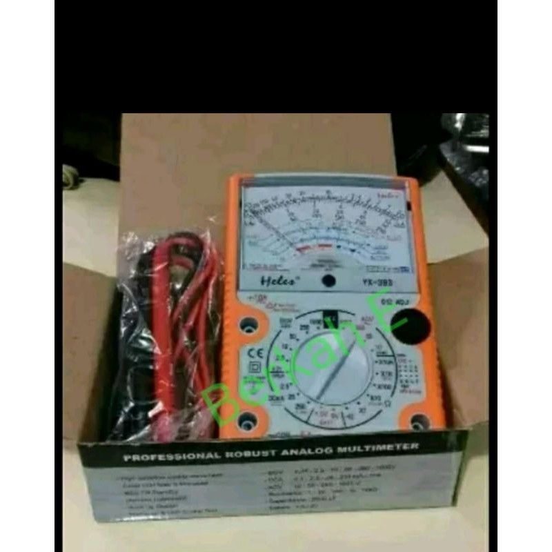 Multitester Multimeter Avometer Heles YX393 Analog Merah