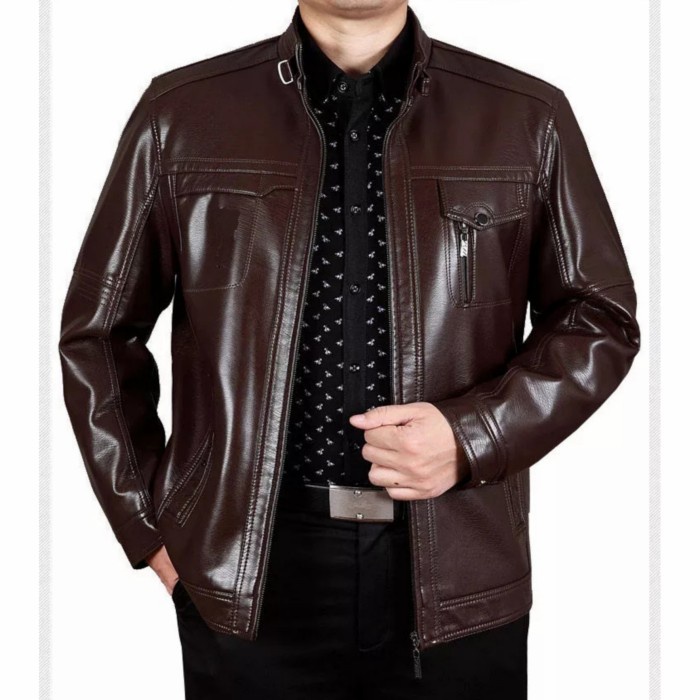 jaket kulit original branded 100% asli dari kulit domba Garut ori jaket kulit pria model terbaru kua