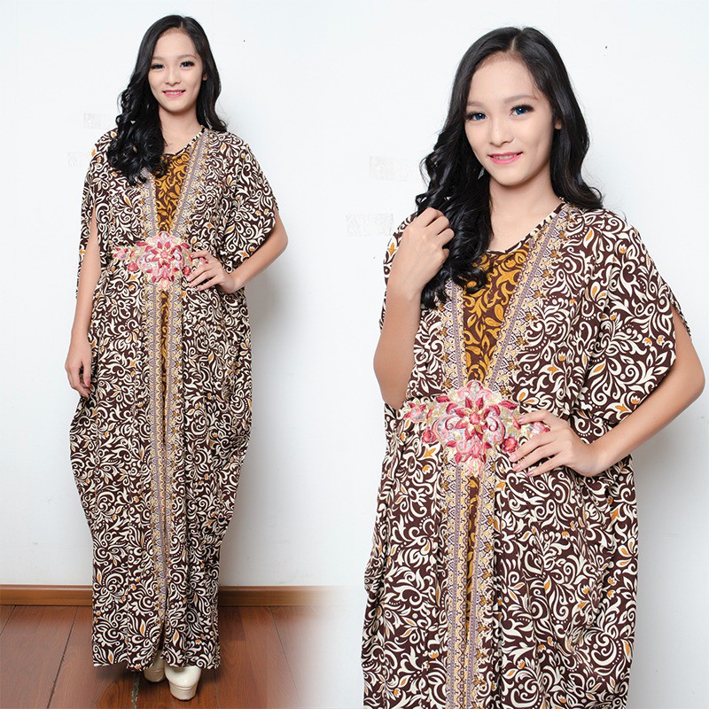 SB Collection Dress Maxi Vany Longdress Kaftan Gamis Jumbo Batik Wanita