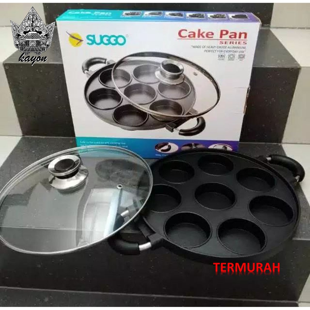 Cetakan kue 8 lubang / Cetakan martabak mini / cetakan suggo