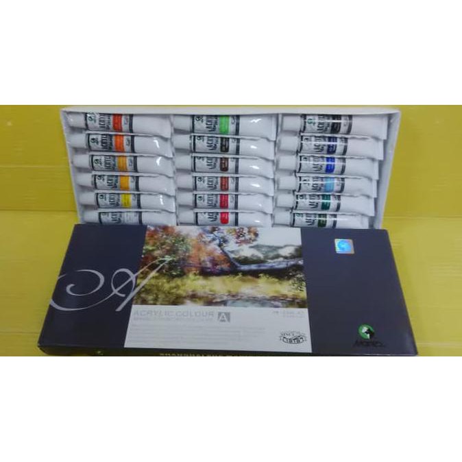 

New Cat Acrylic Maries 18 Warna .