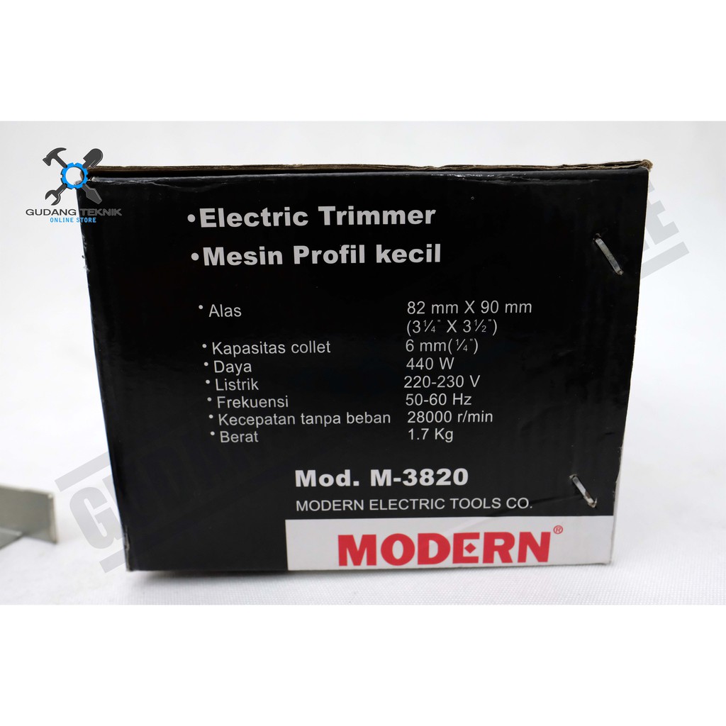 Mesin Trimer Modern M-3820 / Profil Kecil Modern