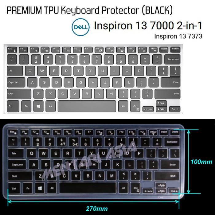 Keyboard Protector Dell Inspiron 13-7000 - Premium Tpu Black