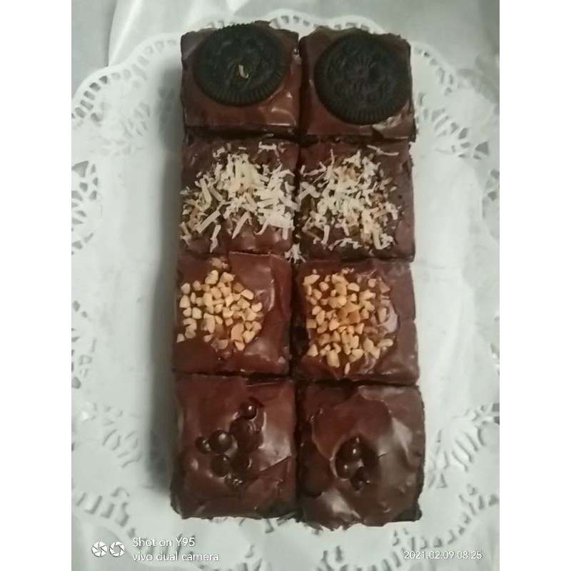 

Brownies panggang crunchy