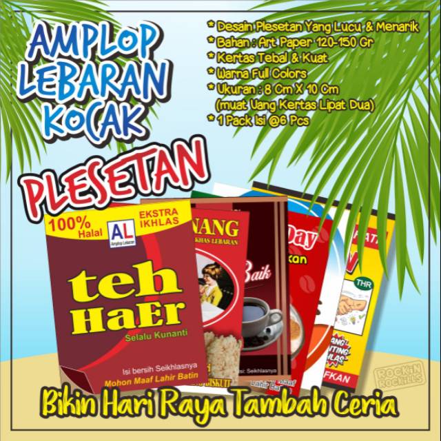 

AMPLOP LUCU, PLESETAN, ANGPAU ISI 6 PCS