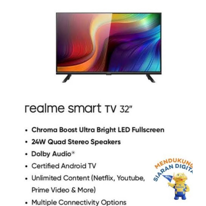 Realme Smart TV 32inch Garansi