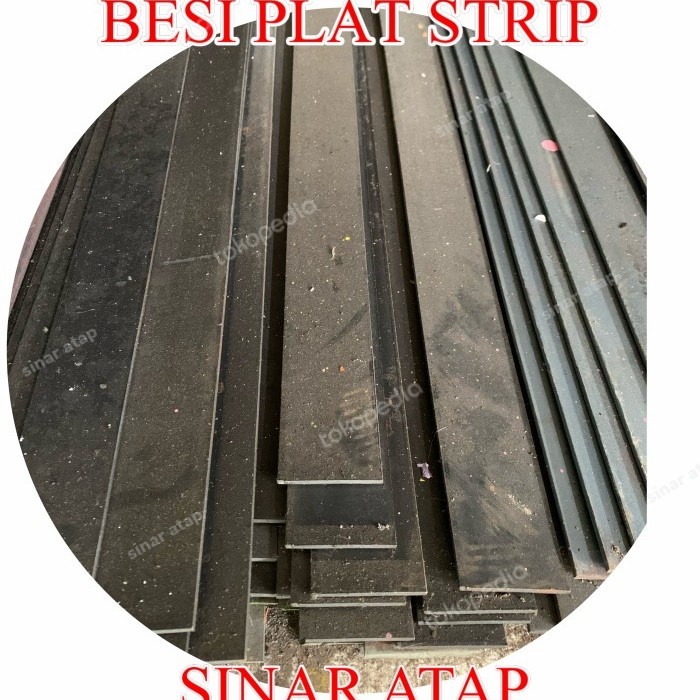 BESI PLAT STRIP 4 cm TEBAL 4 mm PANJANG 6 METER