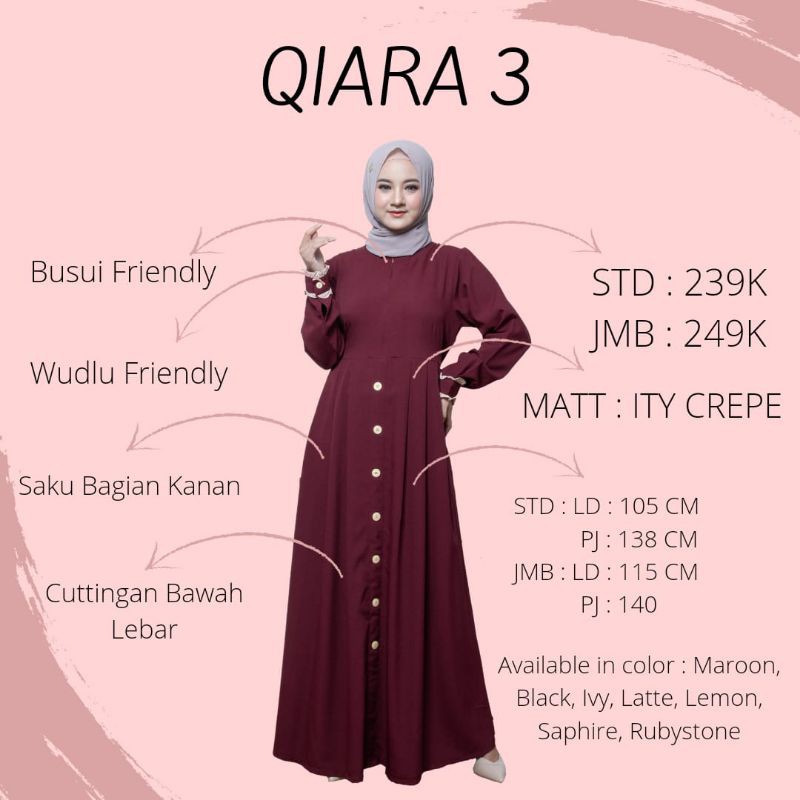 READY Gamis Linalivia QIARA 3 Lina livia