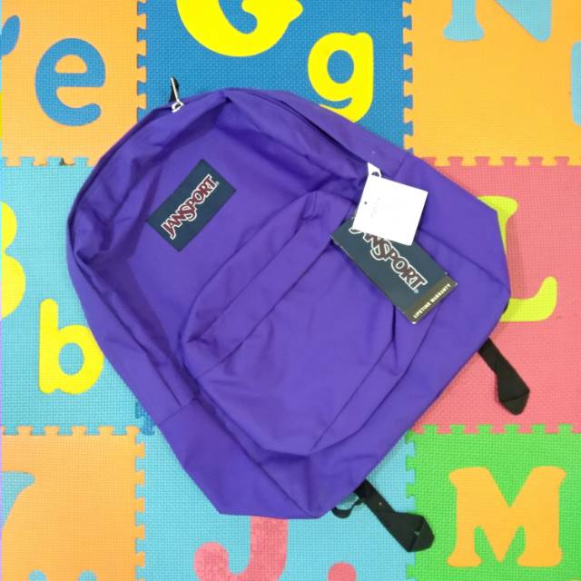 signature purple jansport