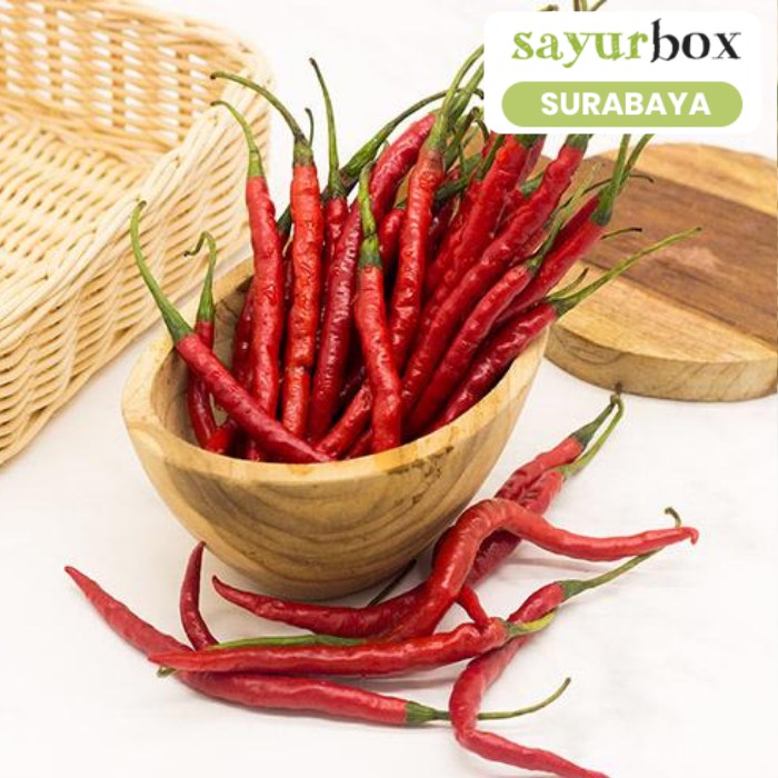 

Cabai Merah Keriting Conventional 150 gram (Sayurbox) - SURABAYA